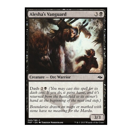 Alesha's Vanguard FOIL - FRF