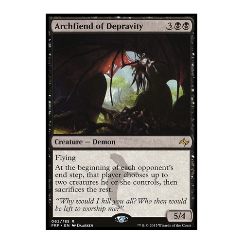 Archfiend of Depravity FOIL - FRF