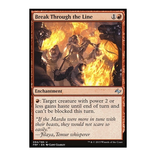 Break Through the Line - FRF