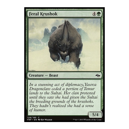 Feral Krushok FOIL - FRF