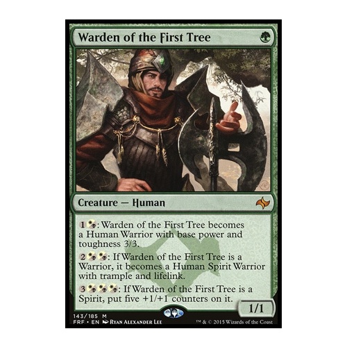 Warden of the First Tree FOIL - FRF