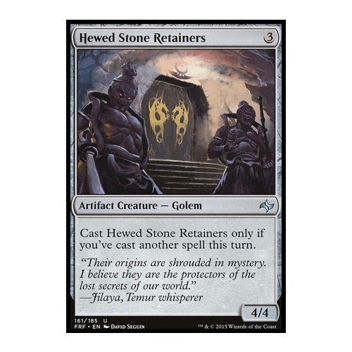 Hewed Stone Retainers FOIL - FRF