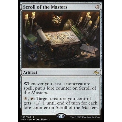 Scroll of the Masters FOIL - FRF