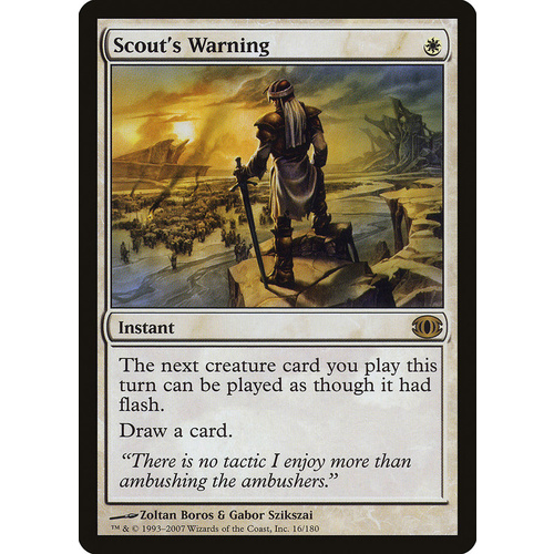 Scout's Warning FOIL - FUT