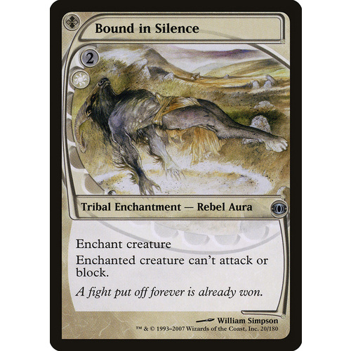 Bound in Silence FOIL - FUT