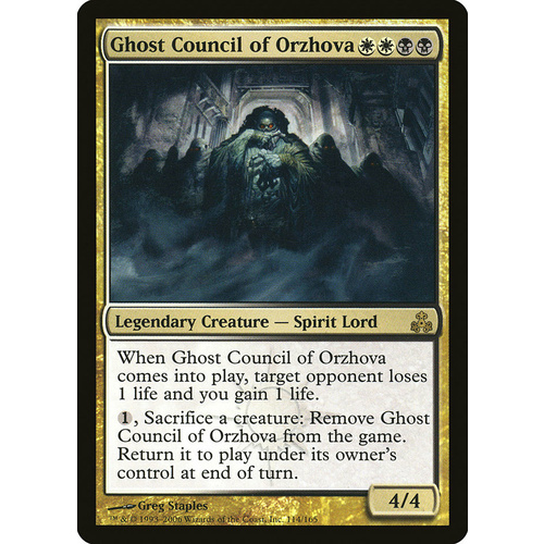 Ghost Council of Orzhova - GPT