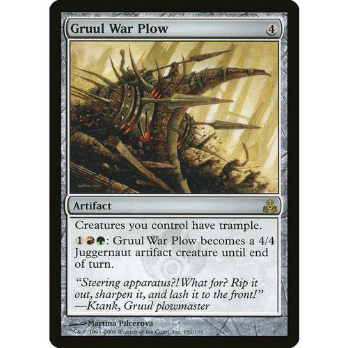 Gruul War Plow - GPT