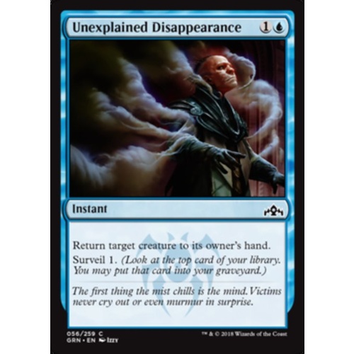 Unexplained Disappearance - GRN