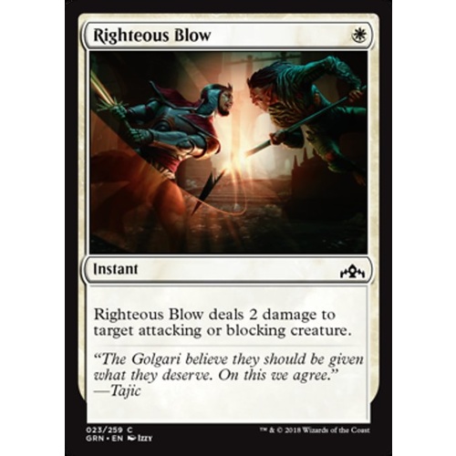 Righteous Blow FOIL - GRN
