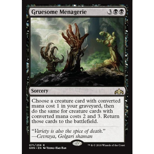 Gruesome Menagerie FOIL - GRN