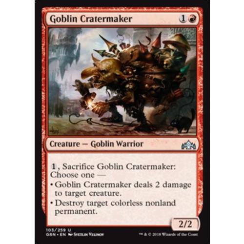 Goblin Cratermaker FOIL - GRN