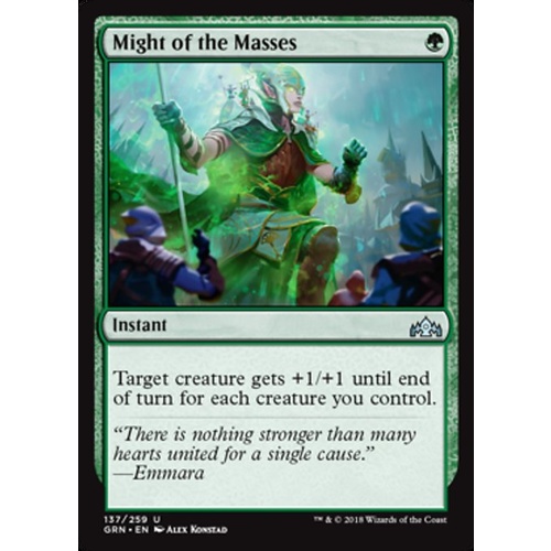Might of the Masses FOIL - GRN