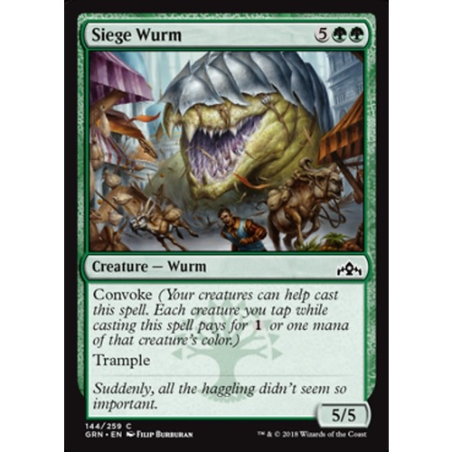 Siege Wurm FOIL - GRN
