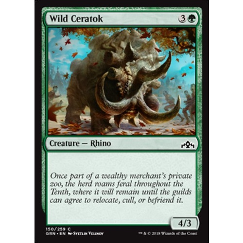 Wild Ceratok FOIL - GRN