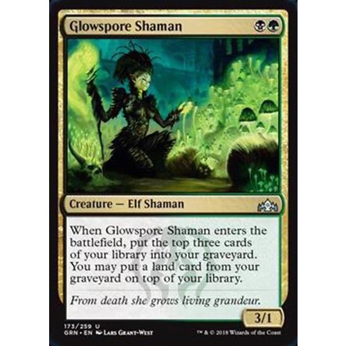Glowspore Shaman FOIL - GRN