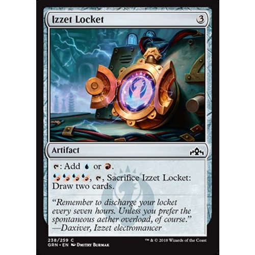 Izzet Locket FOIL - GRN