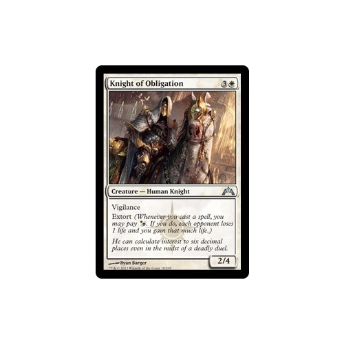 Knight of Obligation FOIL - GTC