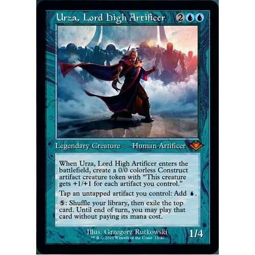 Urza, Lord High Artificer (Old-Frame Foil-Etched) - H1R