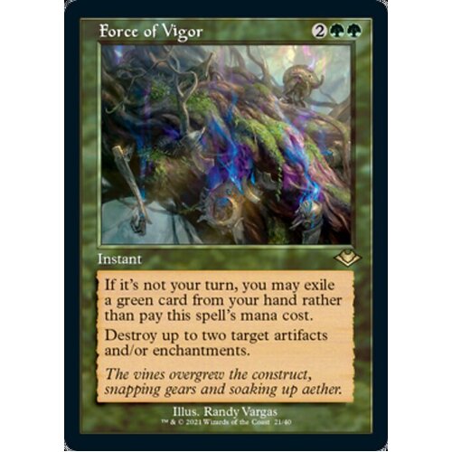 Force of Vigor (Old-Frame Foil-Etched) - H1R