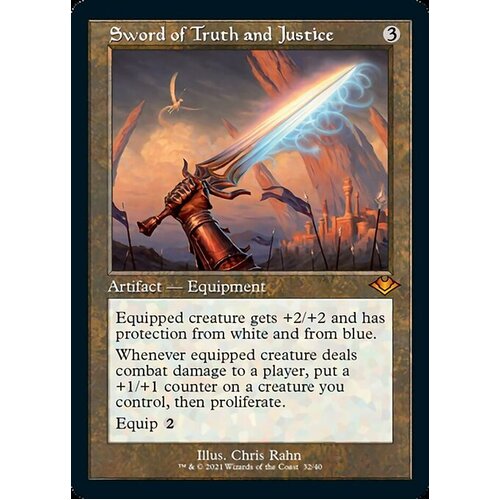 Sword of Truth and Justice (Old-Frame Foil-Etched) - H1R