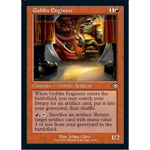 Goblin Engineer FOIL (Old-Frame) - H1R