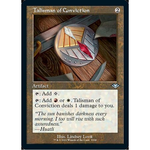 Talisman of Conviction FOIL (Old-Frame) - H1R