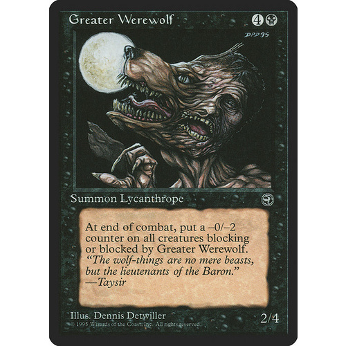 Greater Werewolf - HML
