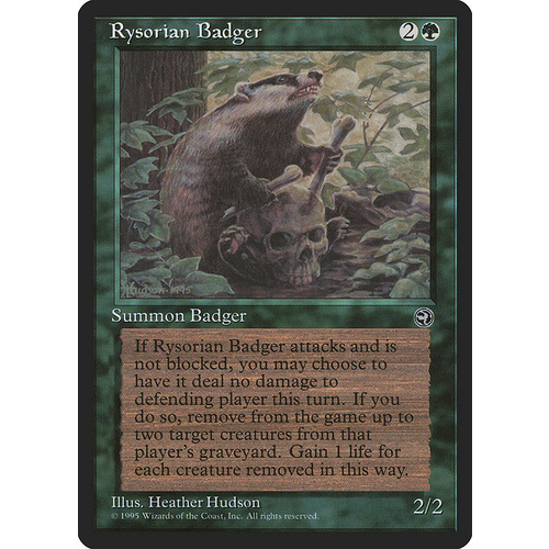 Rysorian Badger - HML