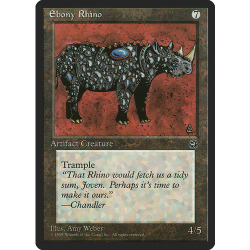 Ebony Rhino - HML