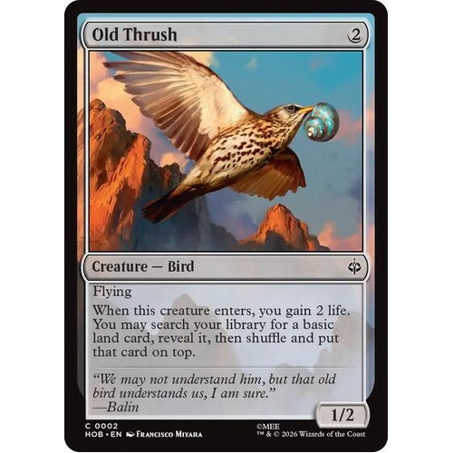 Old Thrush - HOB