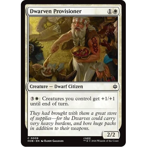 Dwarven Provisioner - HOB