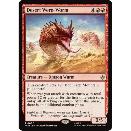 Desert Were-Worm - HOB
