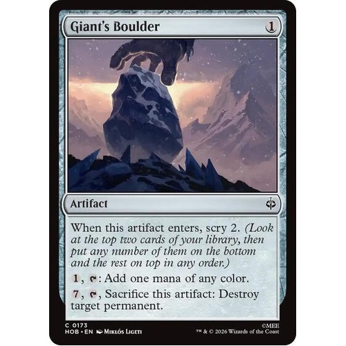 Giant's Boulder - HOB