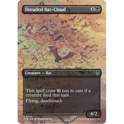 Dreaded Bat-Cloud (Borderless) - HOB