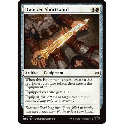 Dwarven Shortsword FOIL - HOB