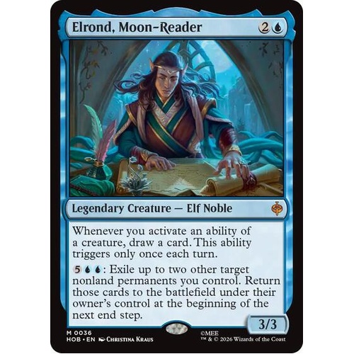 Elrond, Moon-Reader FOIL - HOB