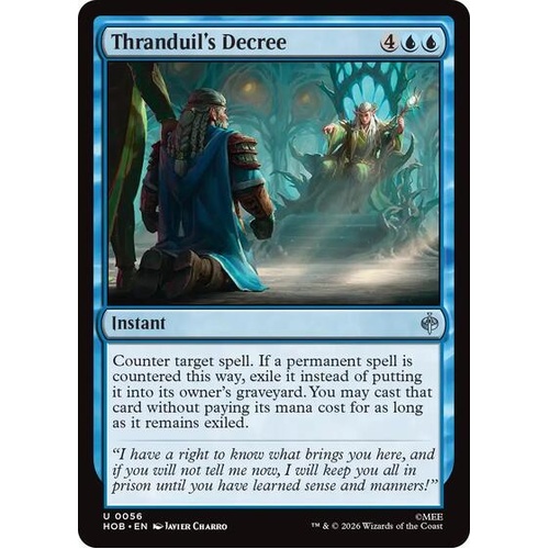 Thranduil's Decree FOIL - HOB