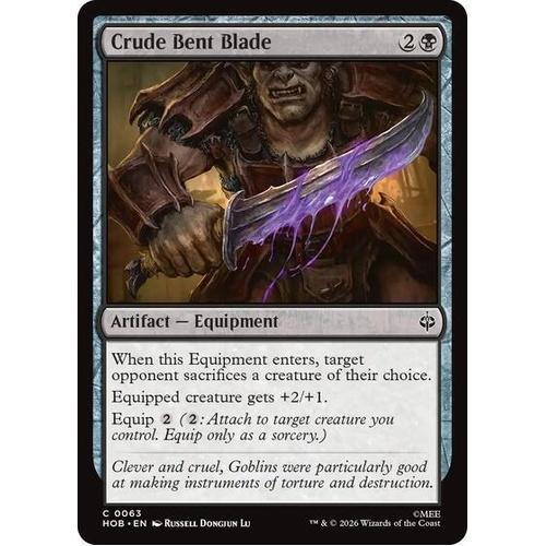Crude Bent Blade FOIL - HOB