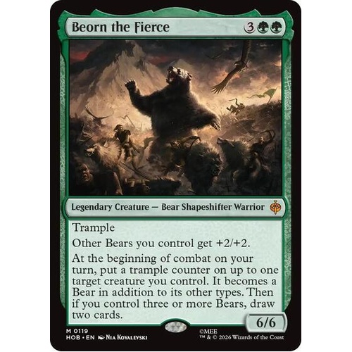 Beorn the Fierce FOIL - HOB