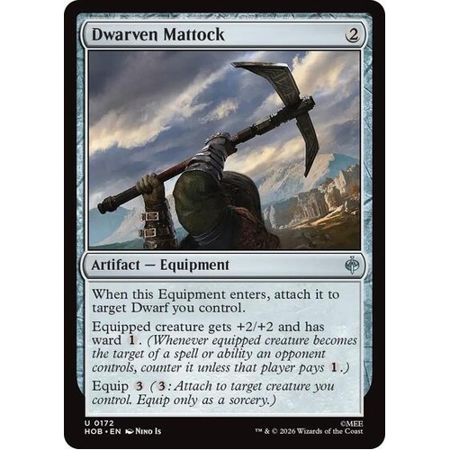 Dwarven Mattock FOIL - HOB