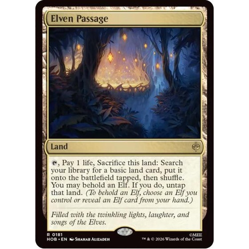 Elven Passage FOIL - HOB
