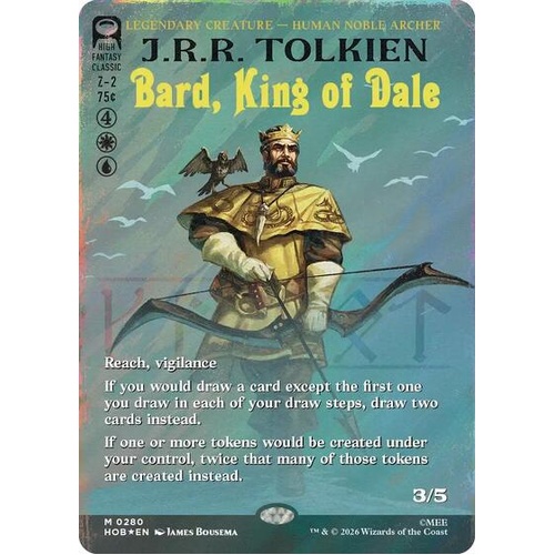 Bard, King of Dale (Borderless) (Surge Foil) FOIL - HOB