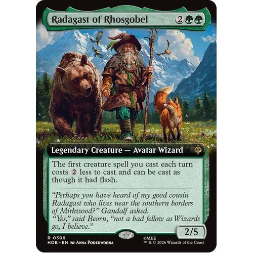 Radagast of Rhosgobel (Extended Art) FOIL - HOB