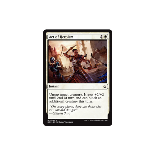 Act of Heroism FOIL - HOU