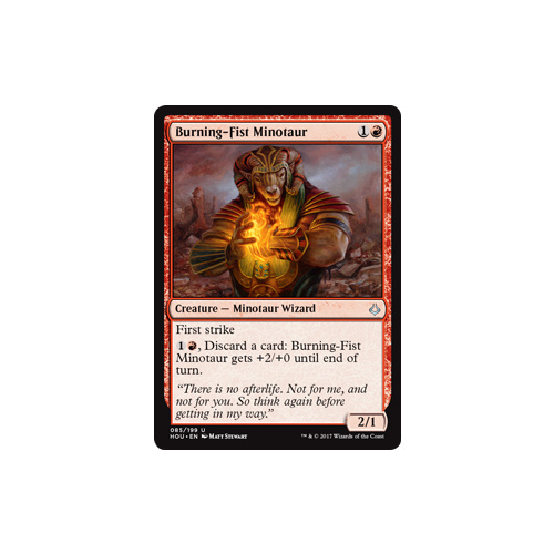 Burning-Fist Minotaur FOIL - HOU