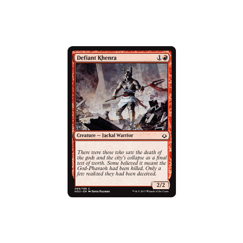 Defiant Khenra FOIL - HOU