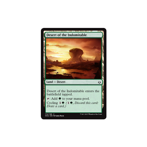 Desert of the Indomitable FOIL - HOU