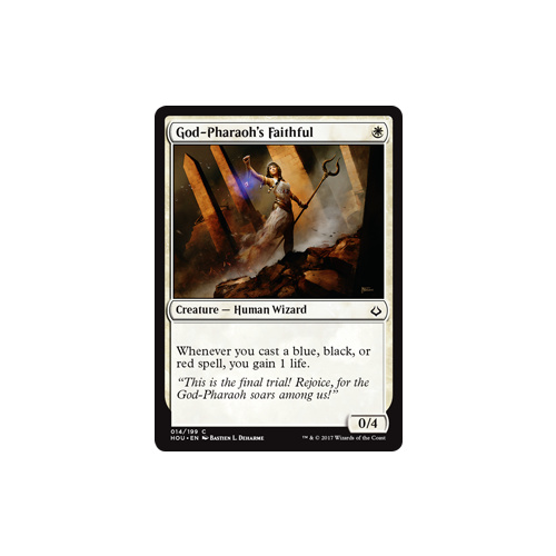 God-Pharaoh's Faithful FOIL - HOU