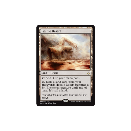 Hostile Desert FOIL - HOU