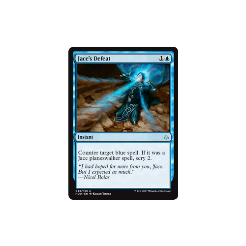 Jace's Defeat FOIL - HOU